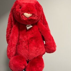 Jellycat Big Bashful Luxe Scarlet BNWT